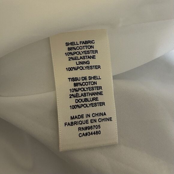 Rebecca Taylor Slub Suit Dress 8 Light Gray Sleevless Fit & Flare Woven Cotton - Picture 12 of 13